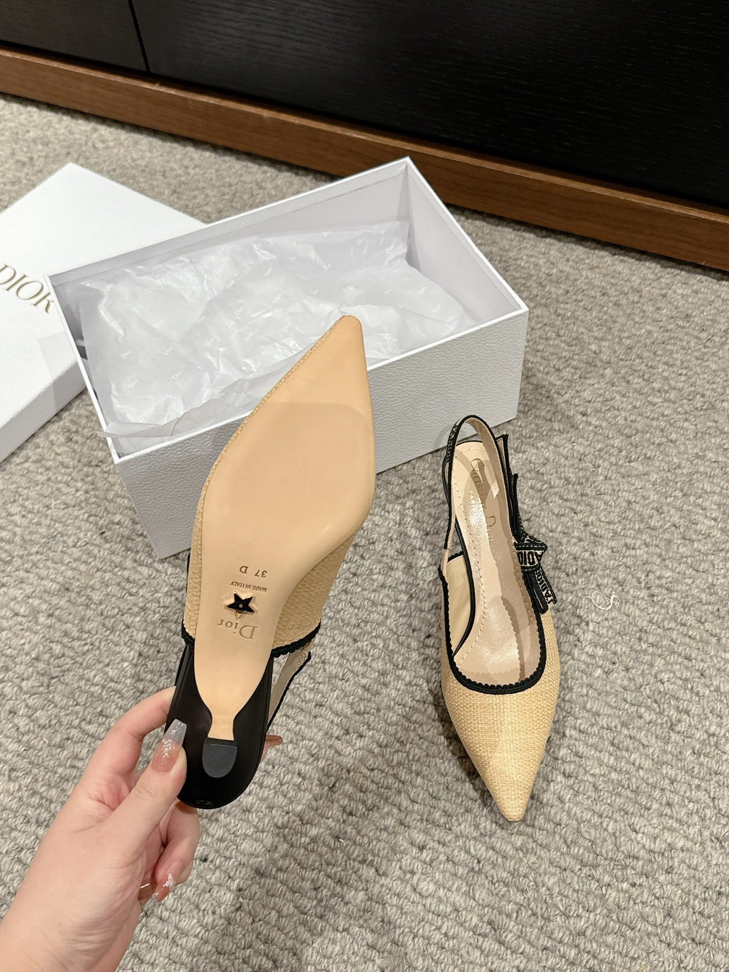 COCO-- 4ior KCV232ECJ_S04J KDV232ECJ_S04J Heel height：6.5CM Calfskin sheepskin item:D-X158F1262